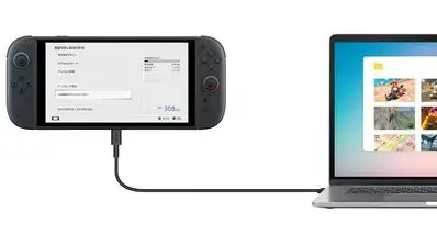 任天堂官方小贴士：用Type-C线将Switch2和电脑连接，可传输数据