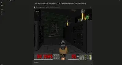 万物皆可玩Doom！海外工程师实现在Claude中运行《毁灭战士》