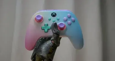 给他爱配色手柄——powera XBOX无线授权手柄海湾风情