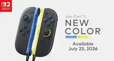 Switch 2全新配色手柄公开！售价99.99美元，7月23日发售
