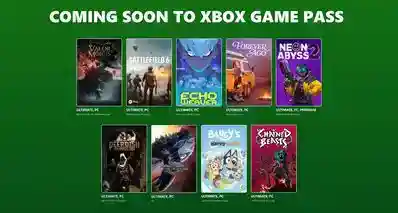 XGP10月上旬新增游戏公布：《战地6》《不朽遗志》等