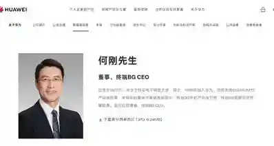 【何刚晋升华为公司董事，兼任终端BG CEO】